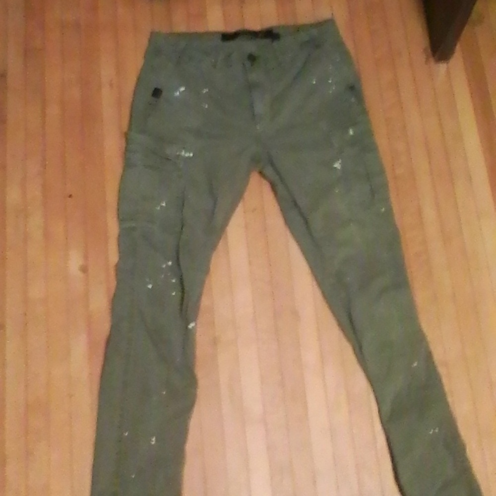 Superdry Men Jeans Slim Straight - Olive Green